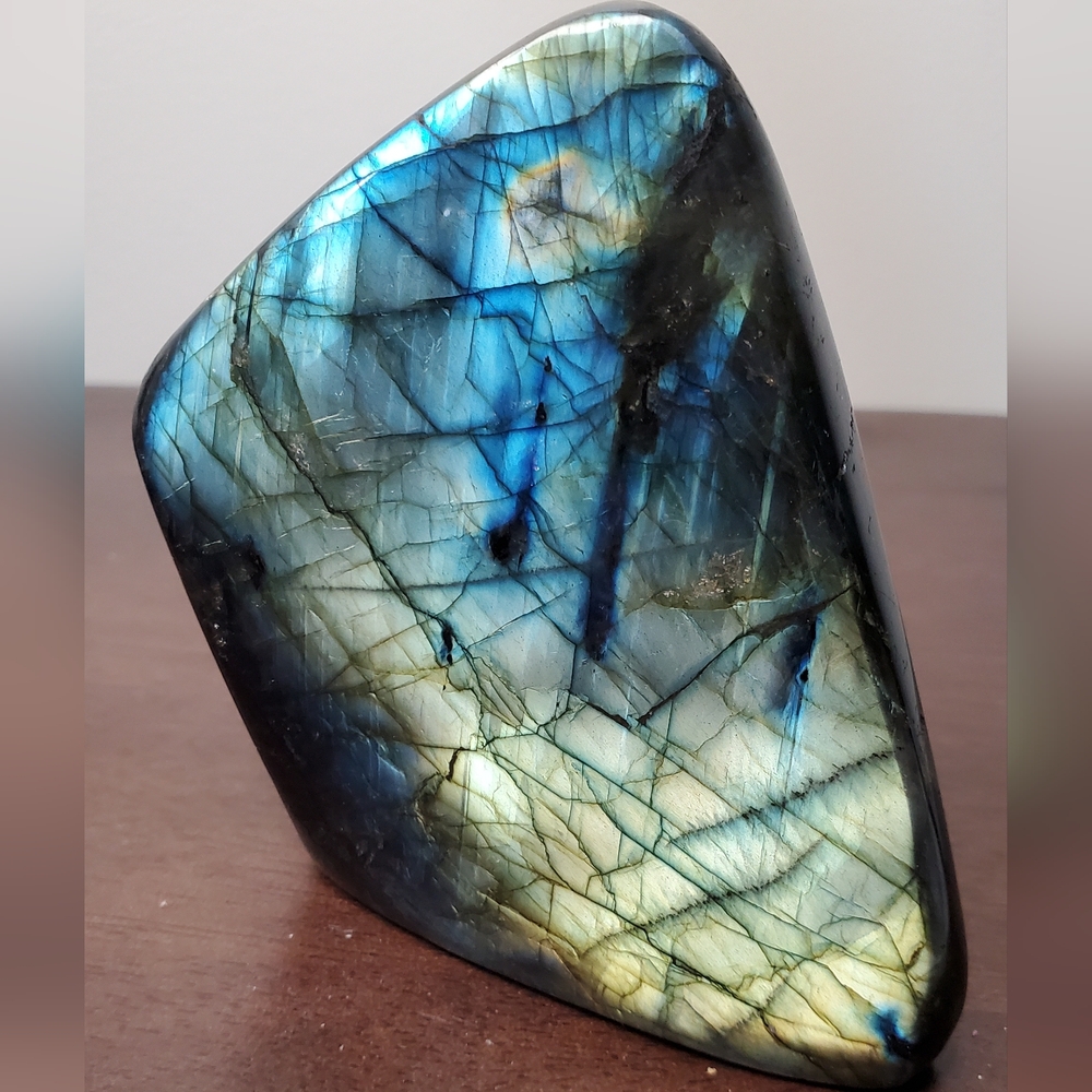 Labradorite Crystal Freeform 0.97 Pounds